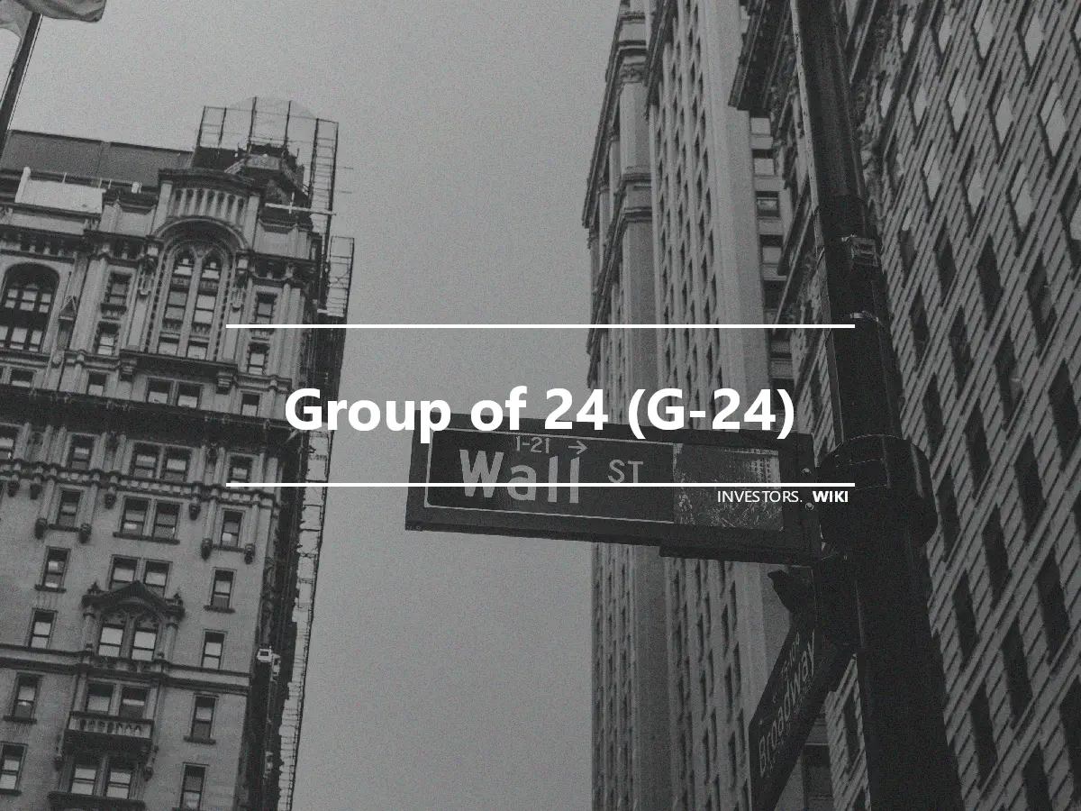 Group of 24 (G-24)