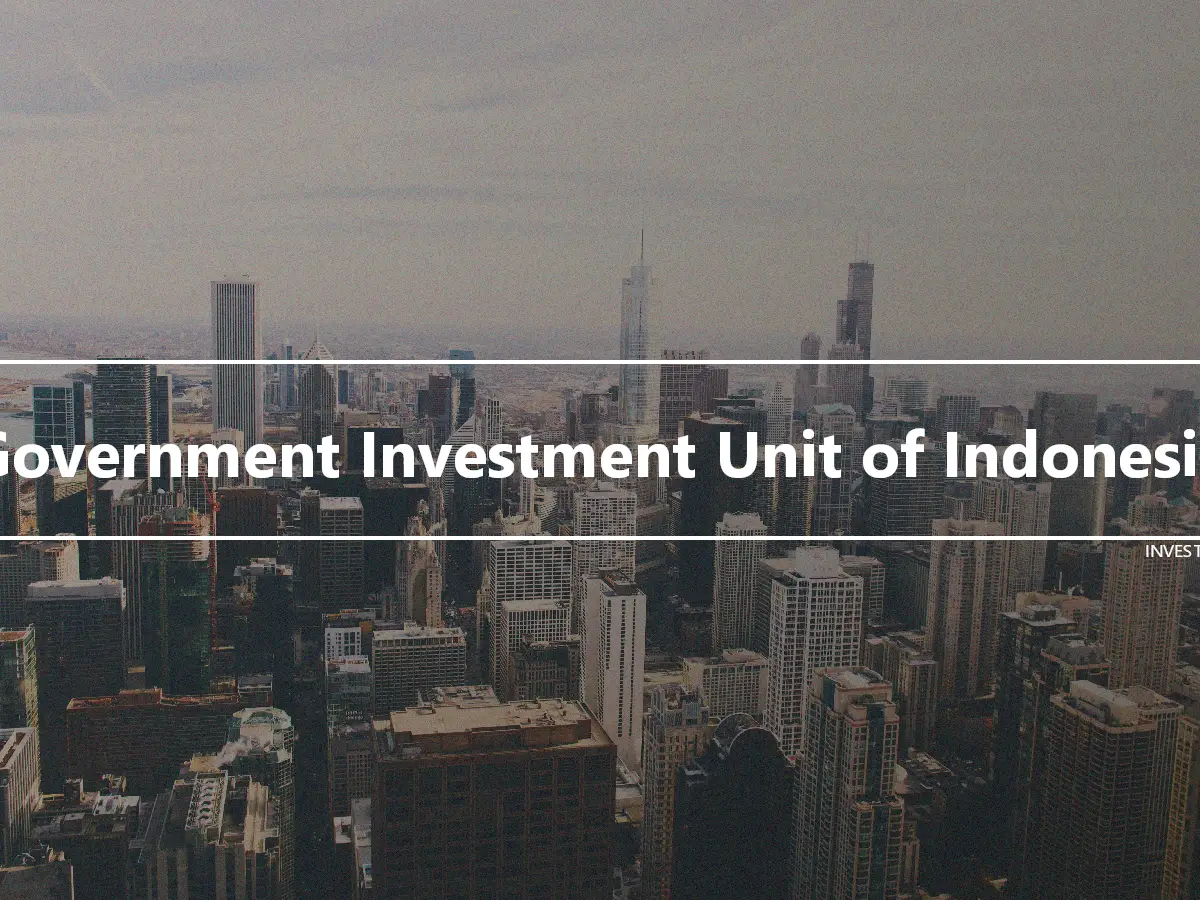 Government Investment Unit of Indonesia