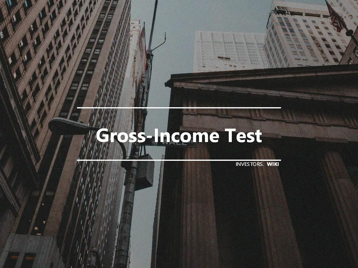 Gross-Income Test