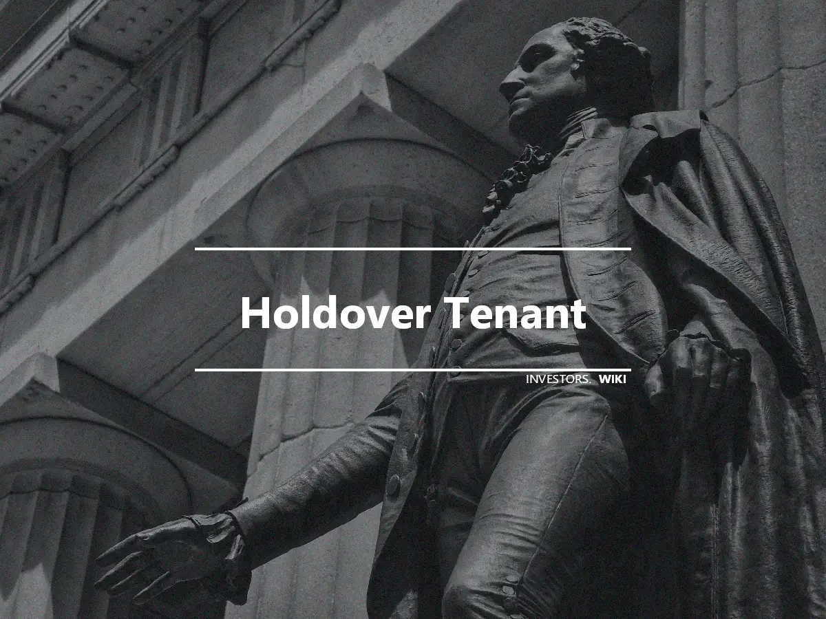 Holdover Tenant