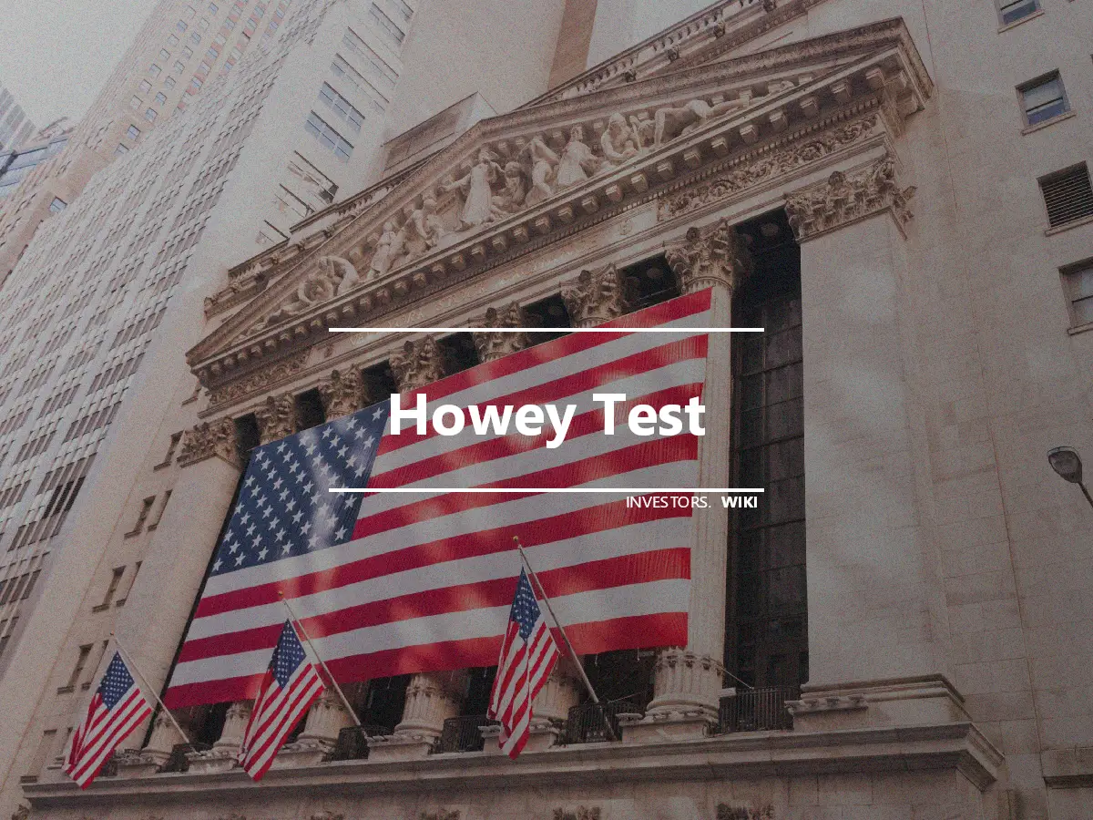 Howey Test