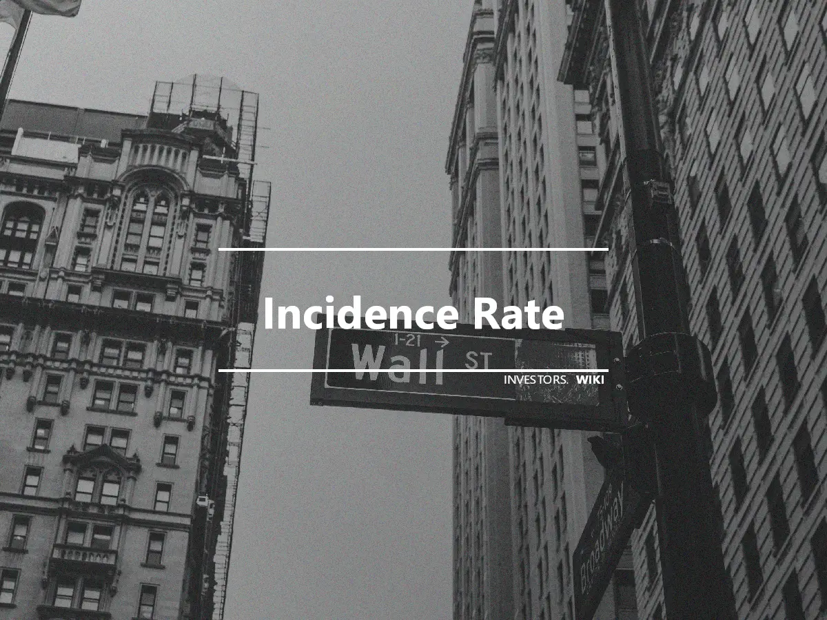 Incidence Rate