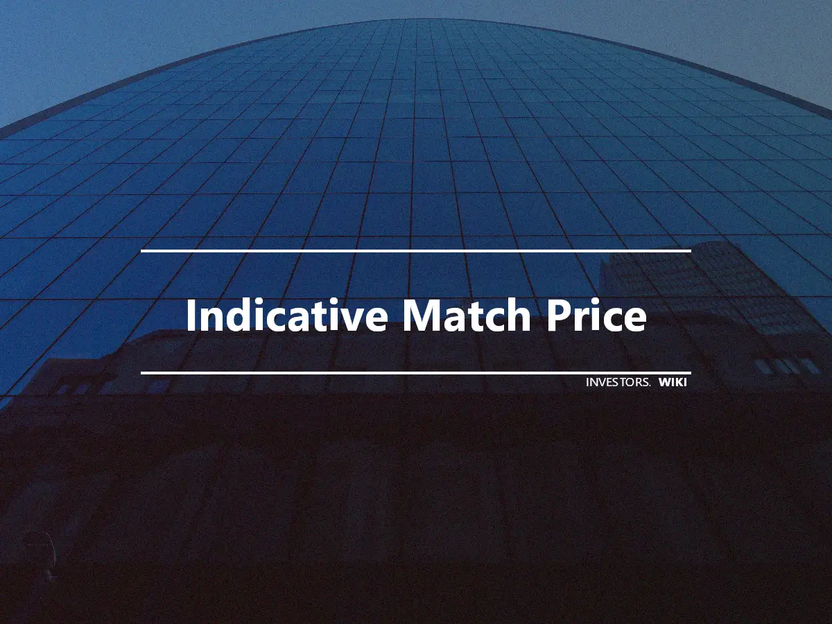 Indicative Match Price