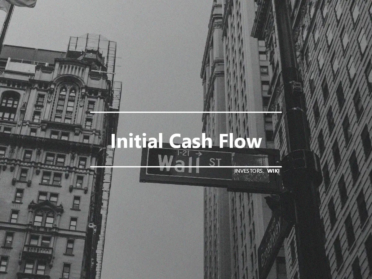 Initial Cash Flow