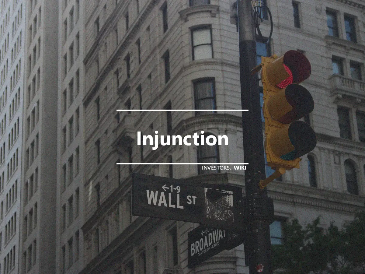 Injunction