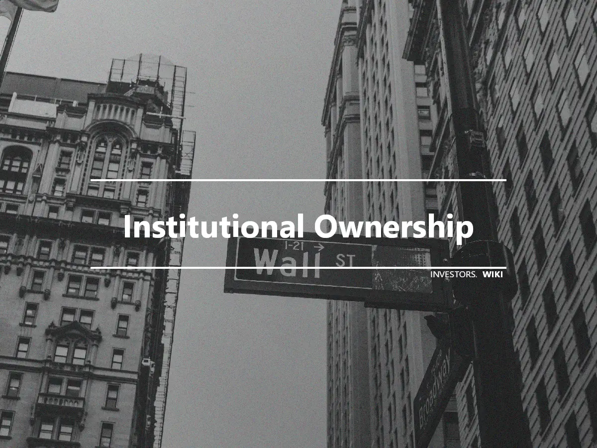 Institutional Ownership