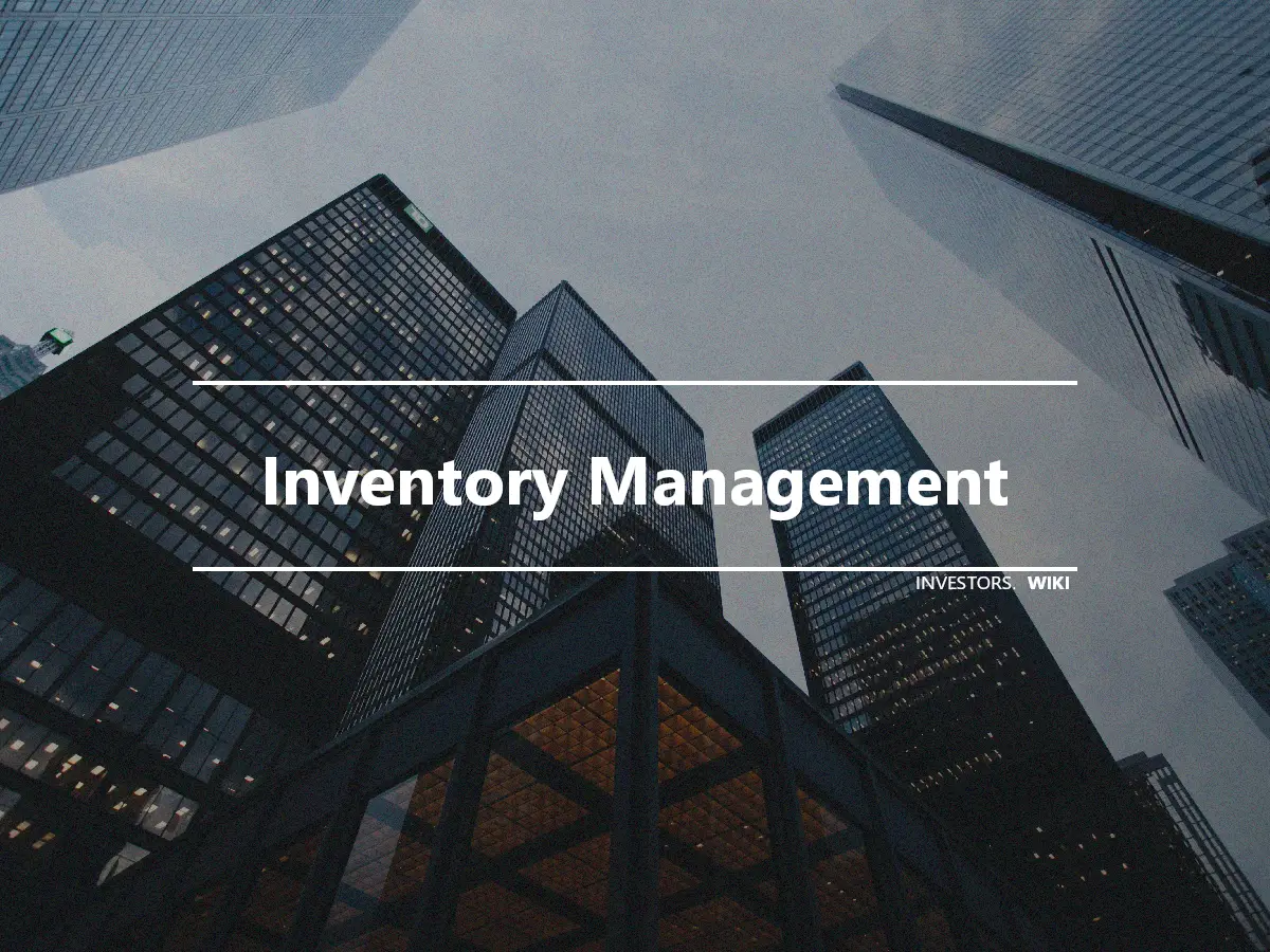 Inventory Management