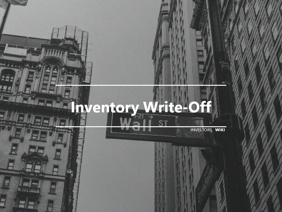Inventory Write-Off