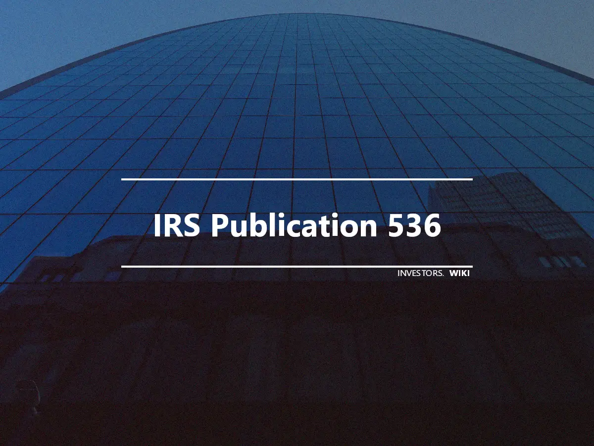 IRS Publication 536