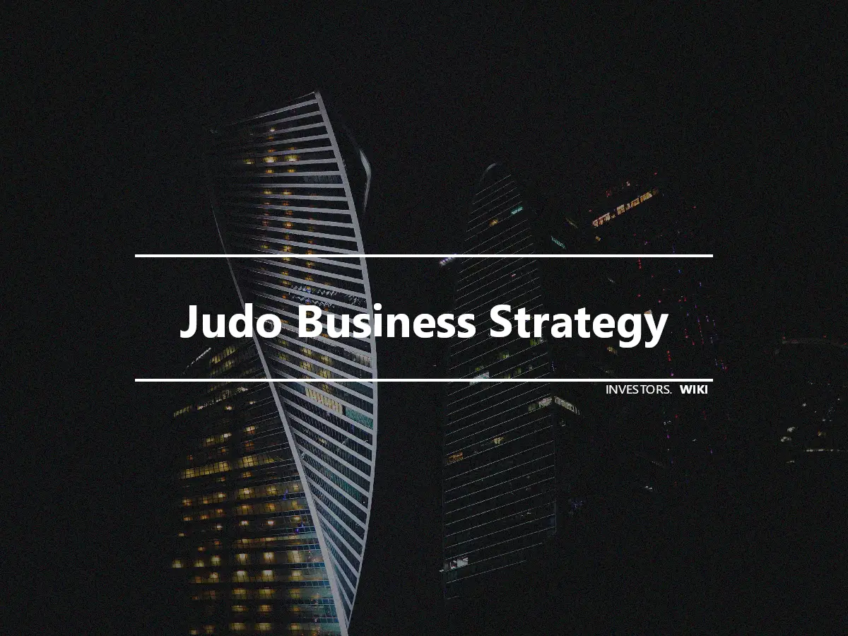 Judo Business Strategy