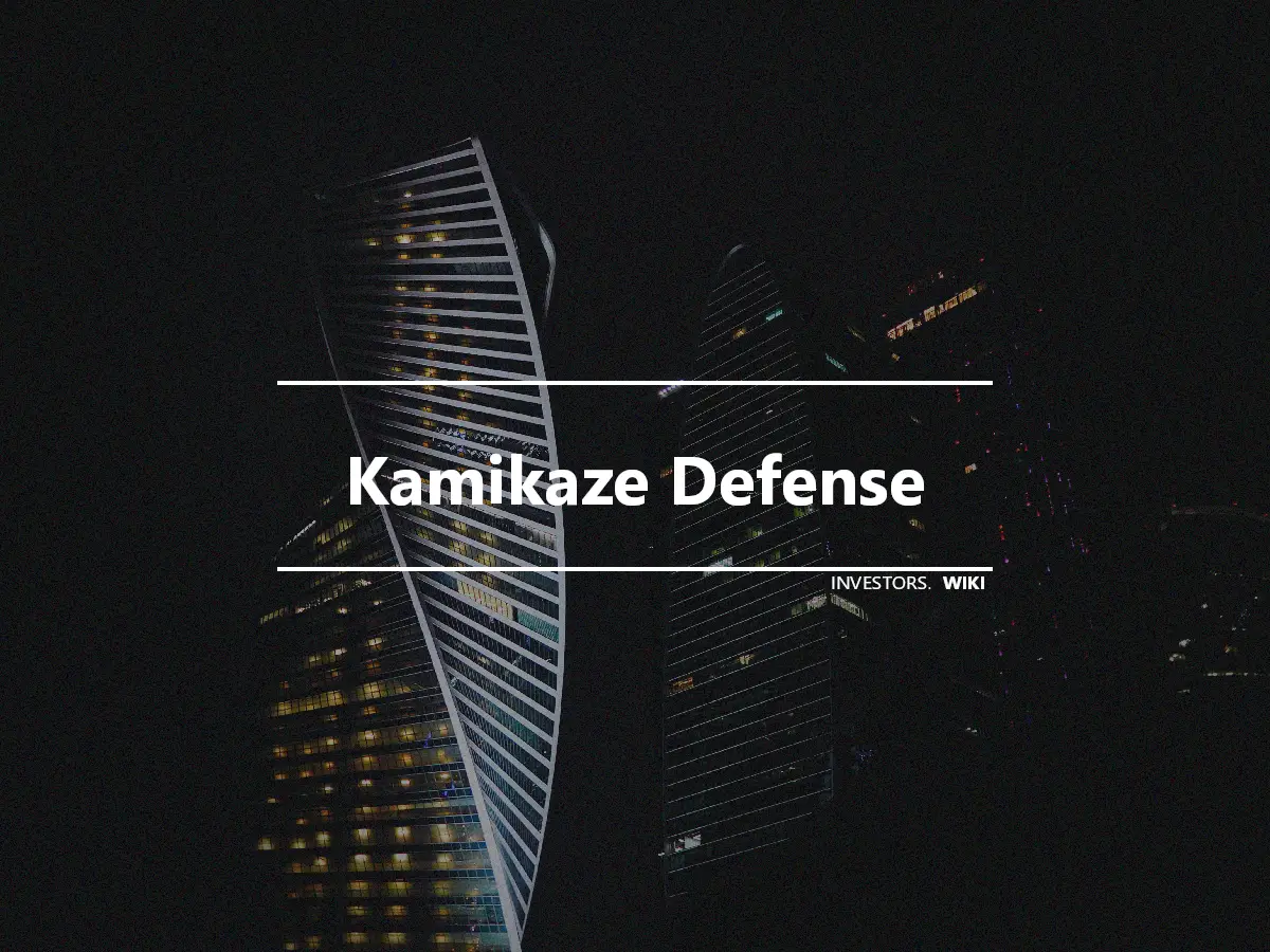Kamikaze Defense
