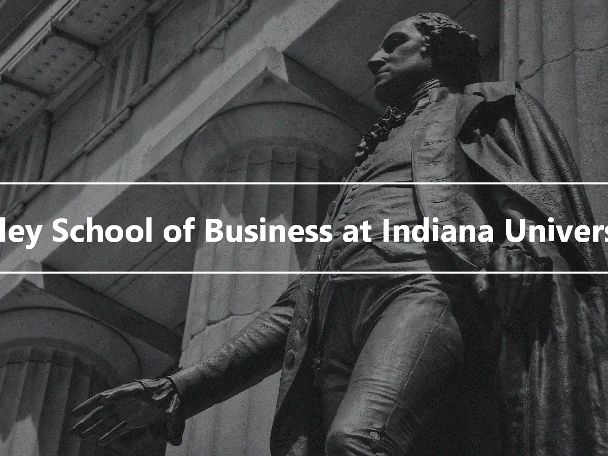 Kelley School of Business at Indiana University