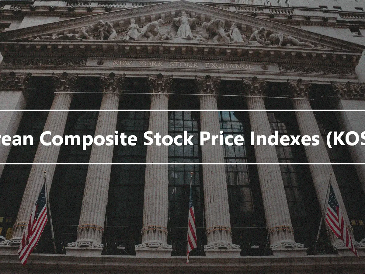 Korean Composite Stock Price Indexes (KOSPI)