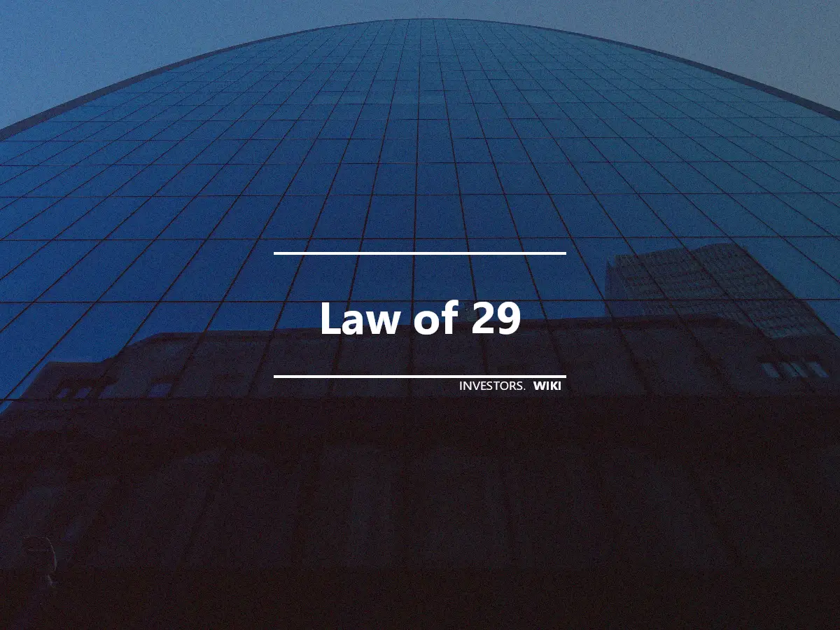 Law of 29