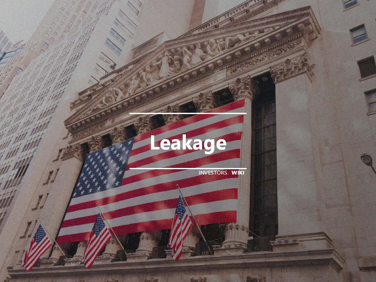 Leakage