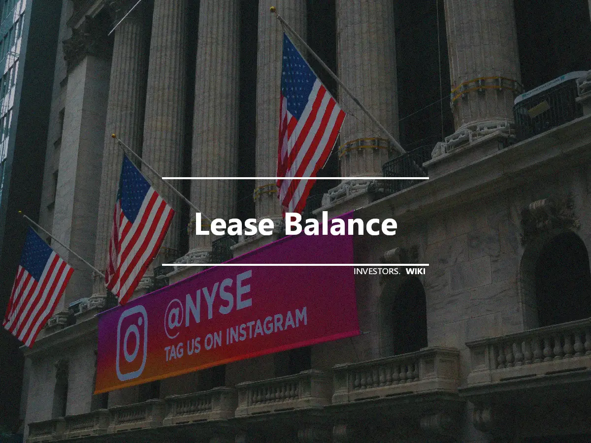 Lease Balance