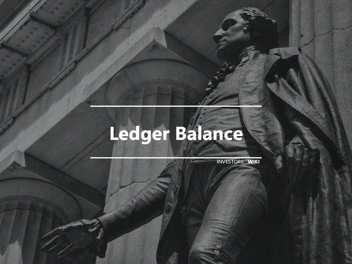 Ledger Balance