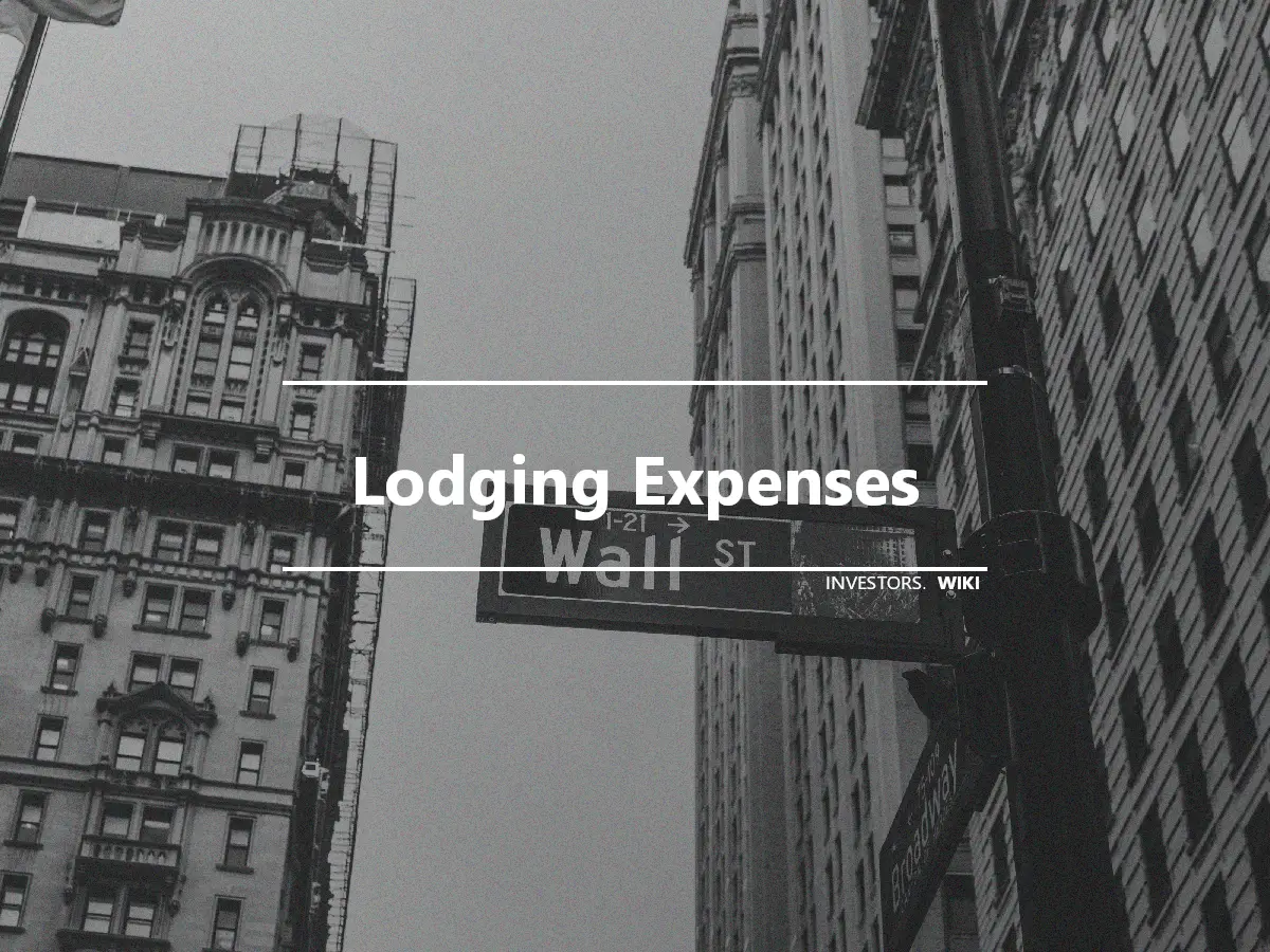 Lodging Expenses