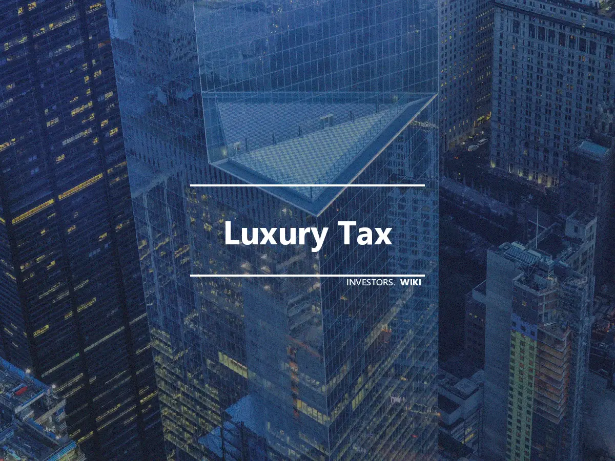 Luxury Tax