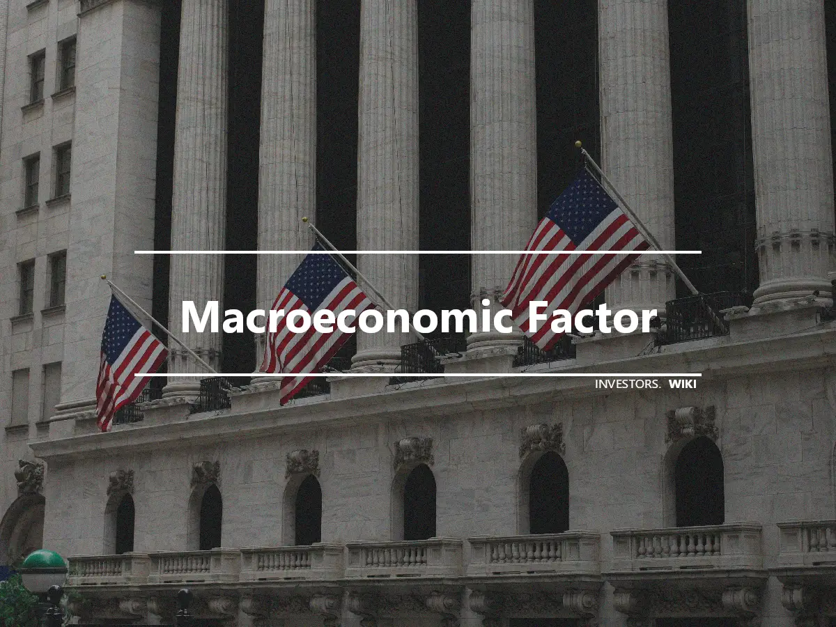 Macroeconomic Factor
