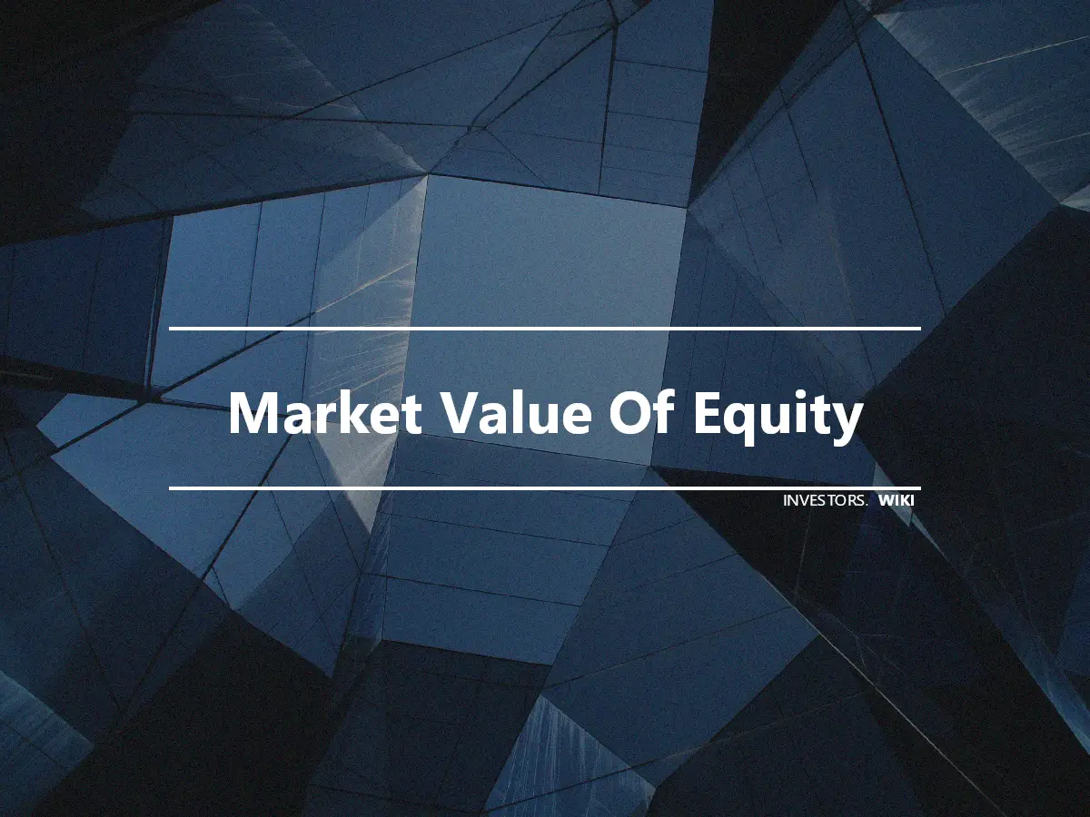 Market Value Of Equity