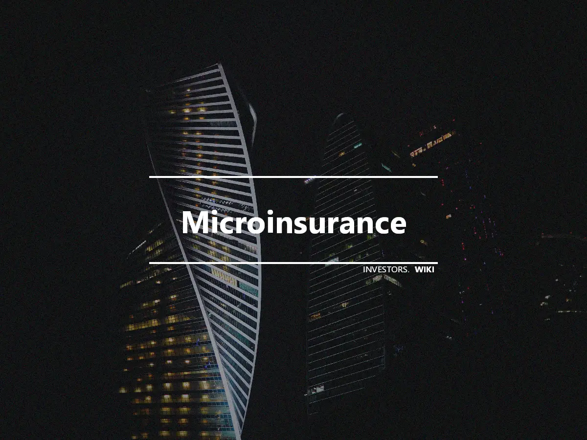 Microinsurance