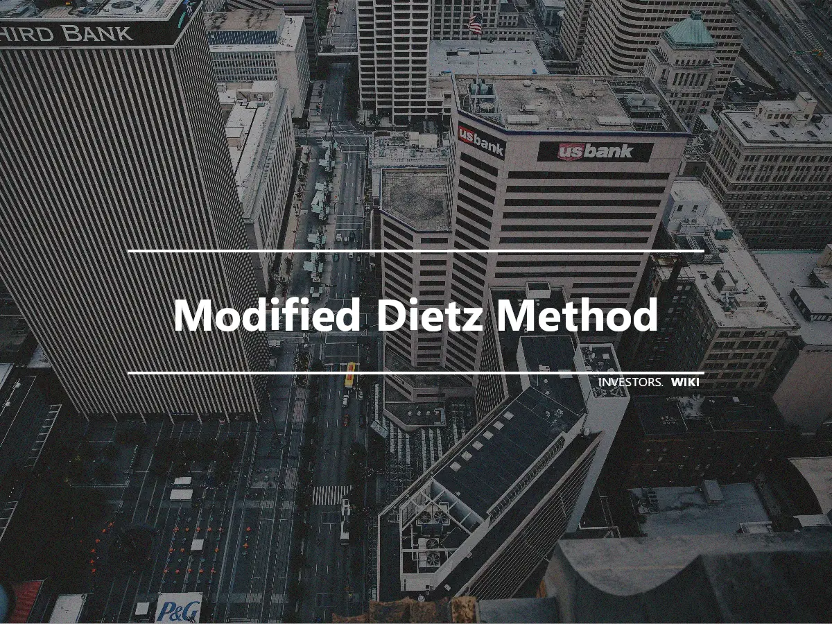 Modified Dietz Method