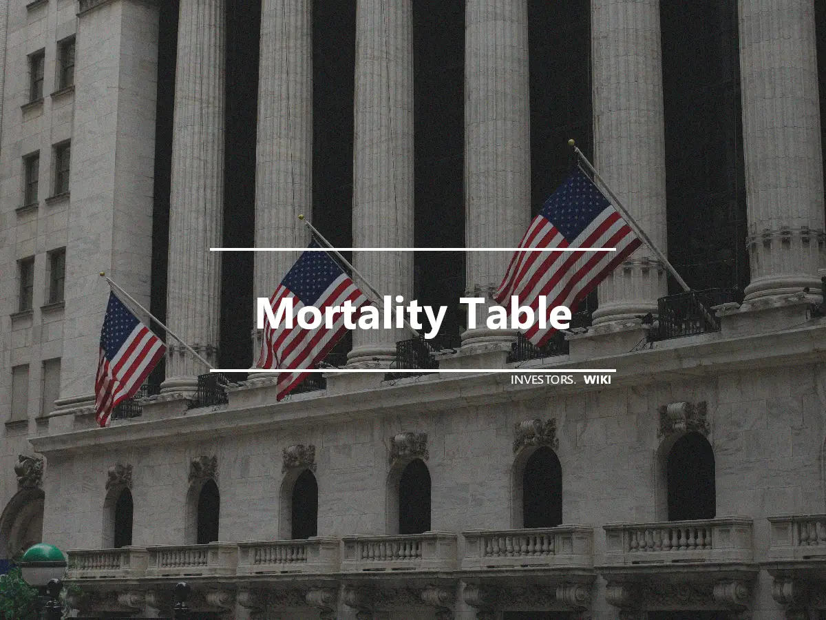 Mortality Table
