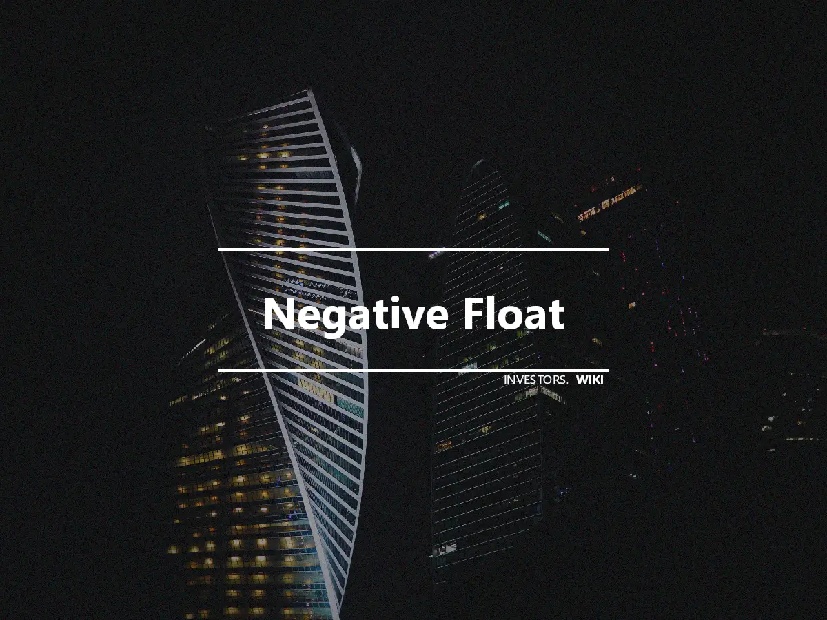 Negative Float
