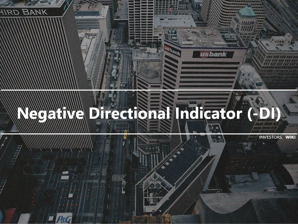 Negative Directional Indicator (-DI)