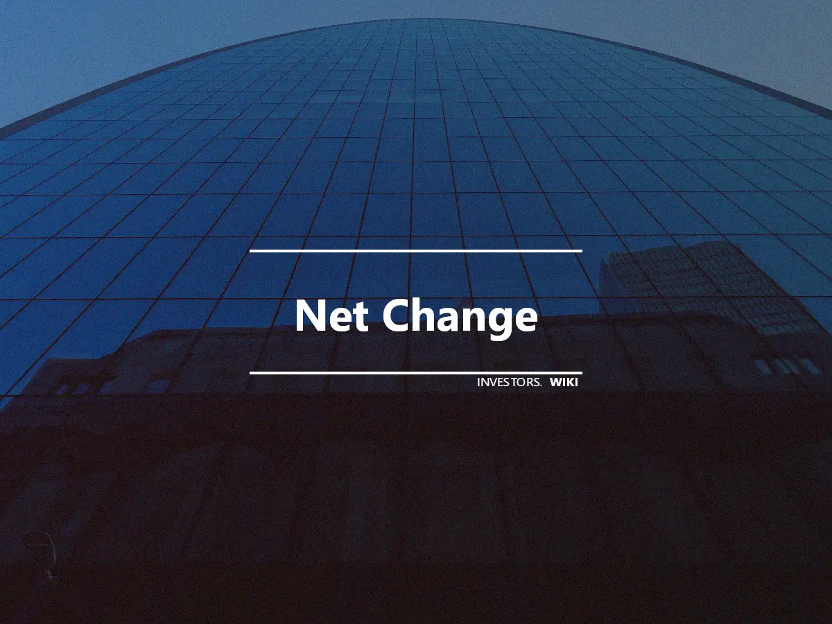 Net Change