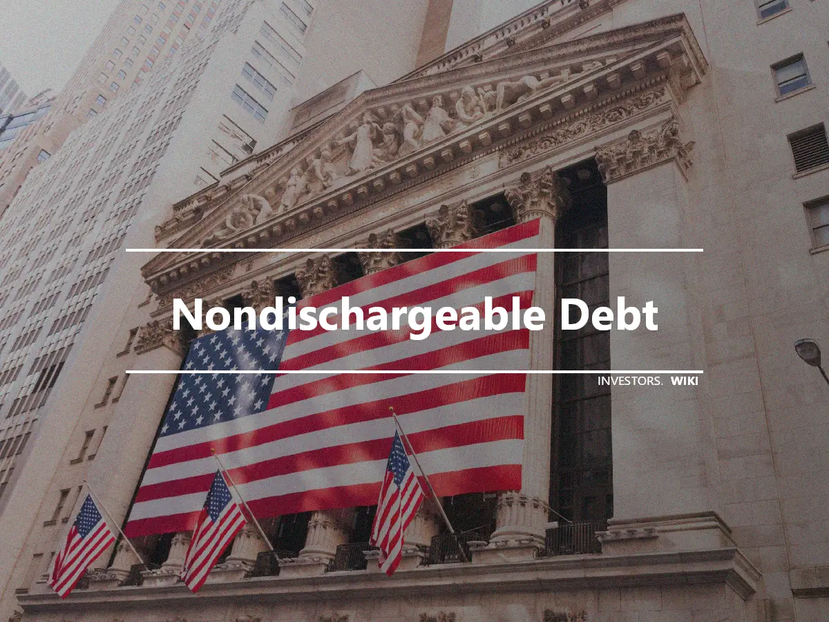 Nondischargeable Debt