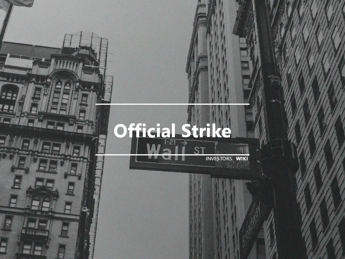Official Strike