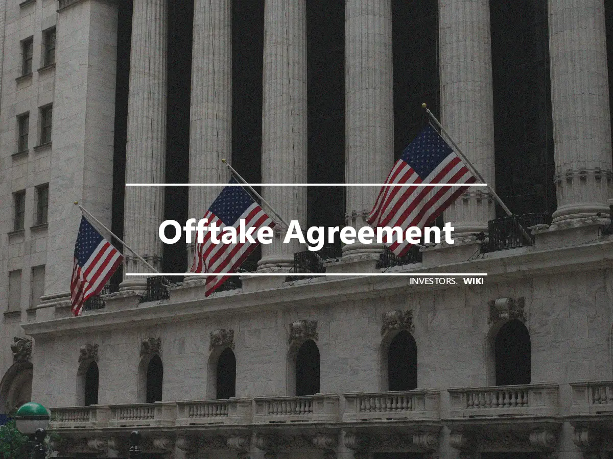 Offtake Agreement