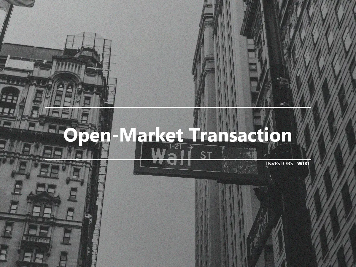 Open-Market Transaction