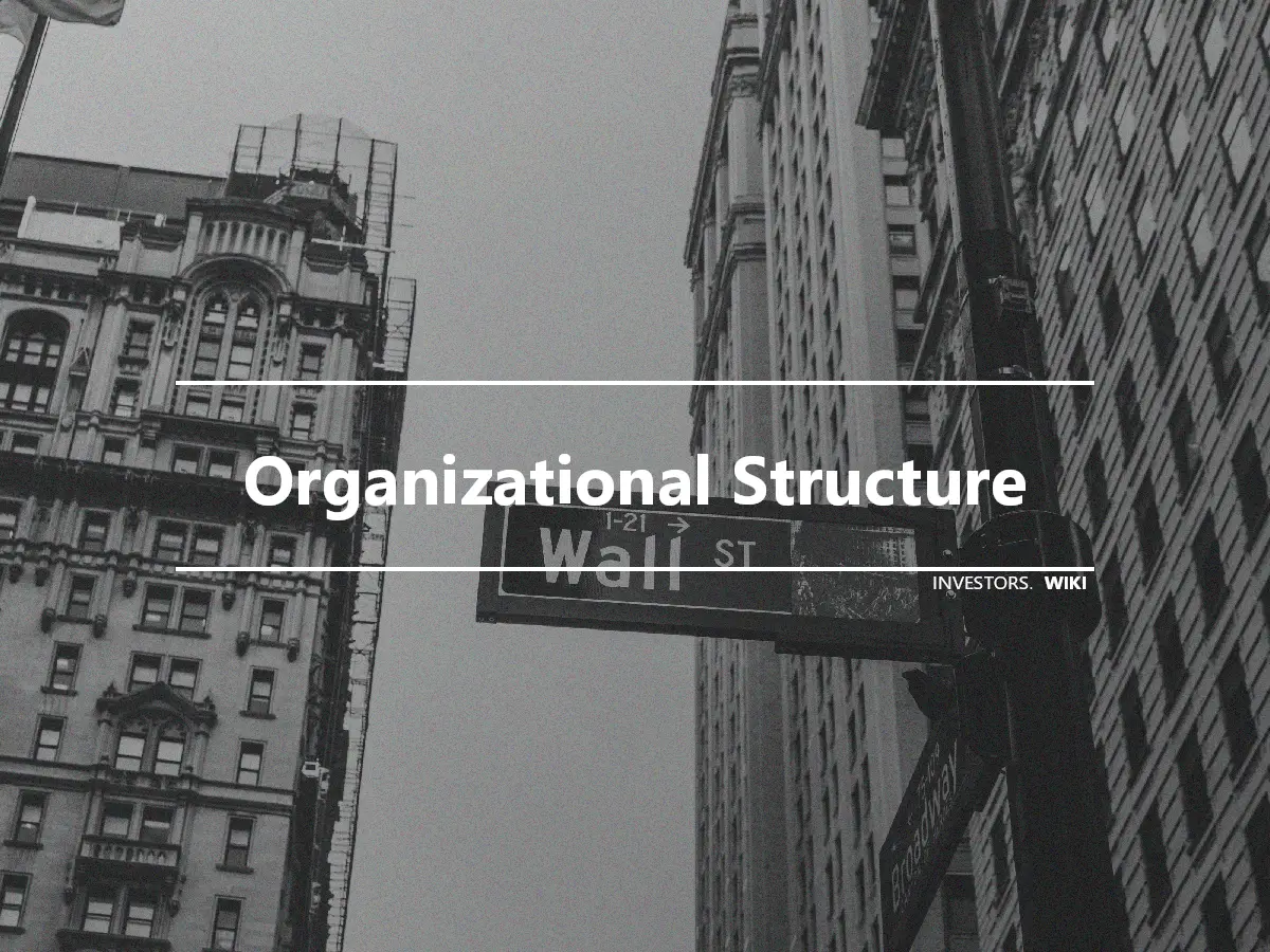 Organizational Structure