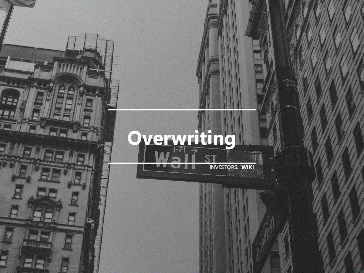 Overwriting