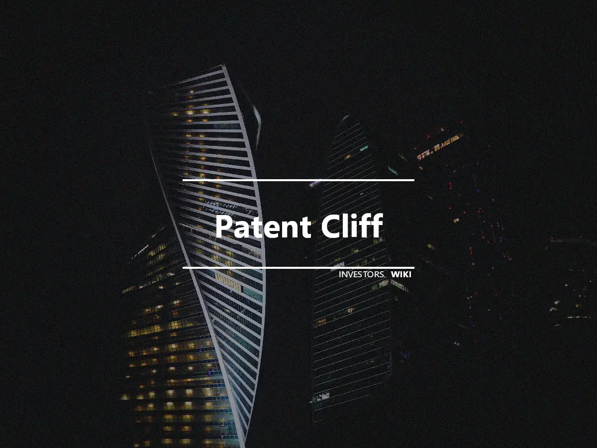 Patent Cliff