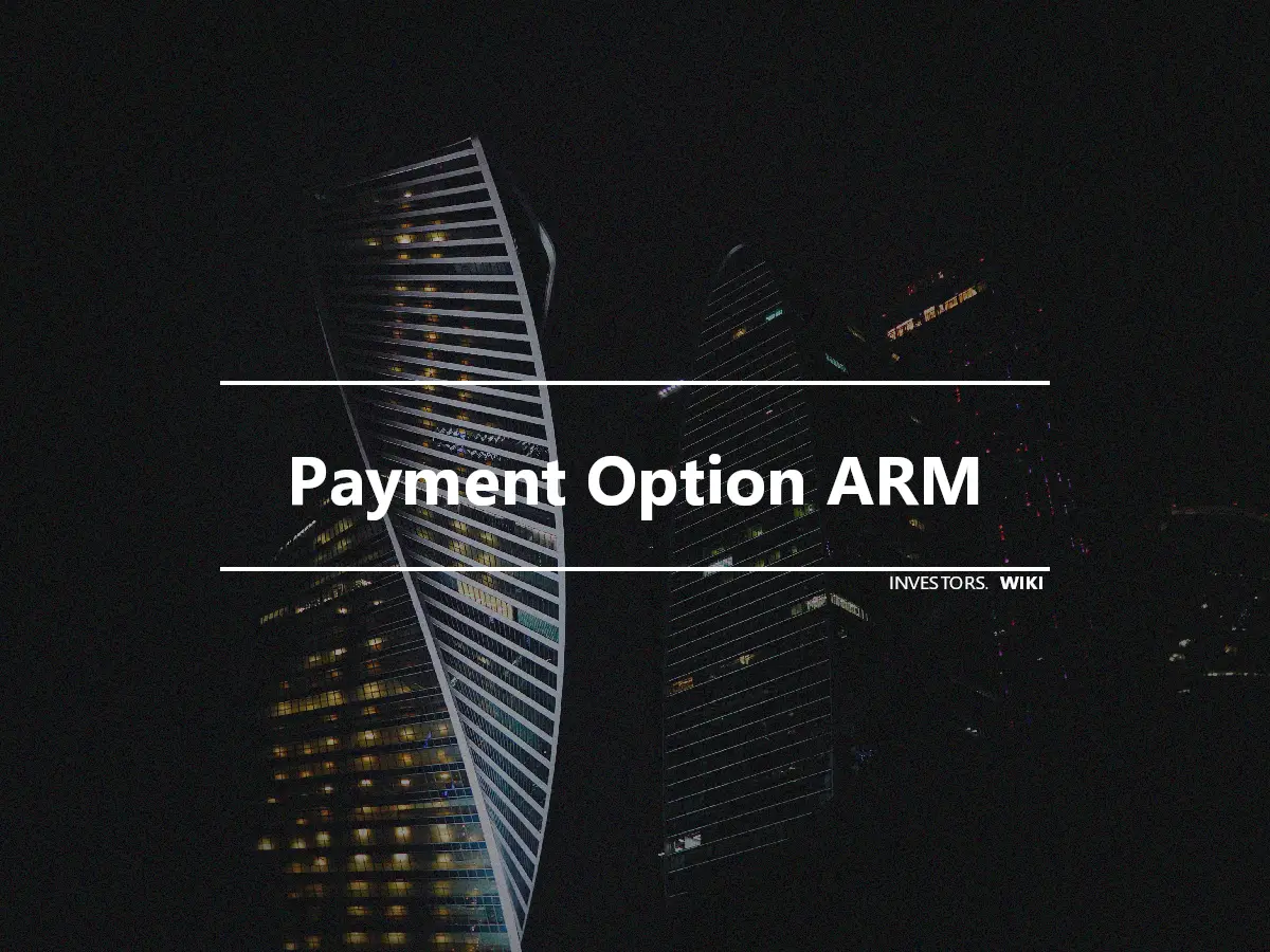 Payment Option ARM