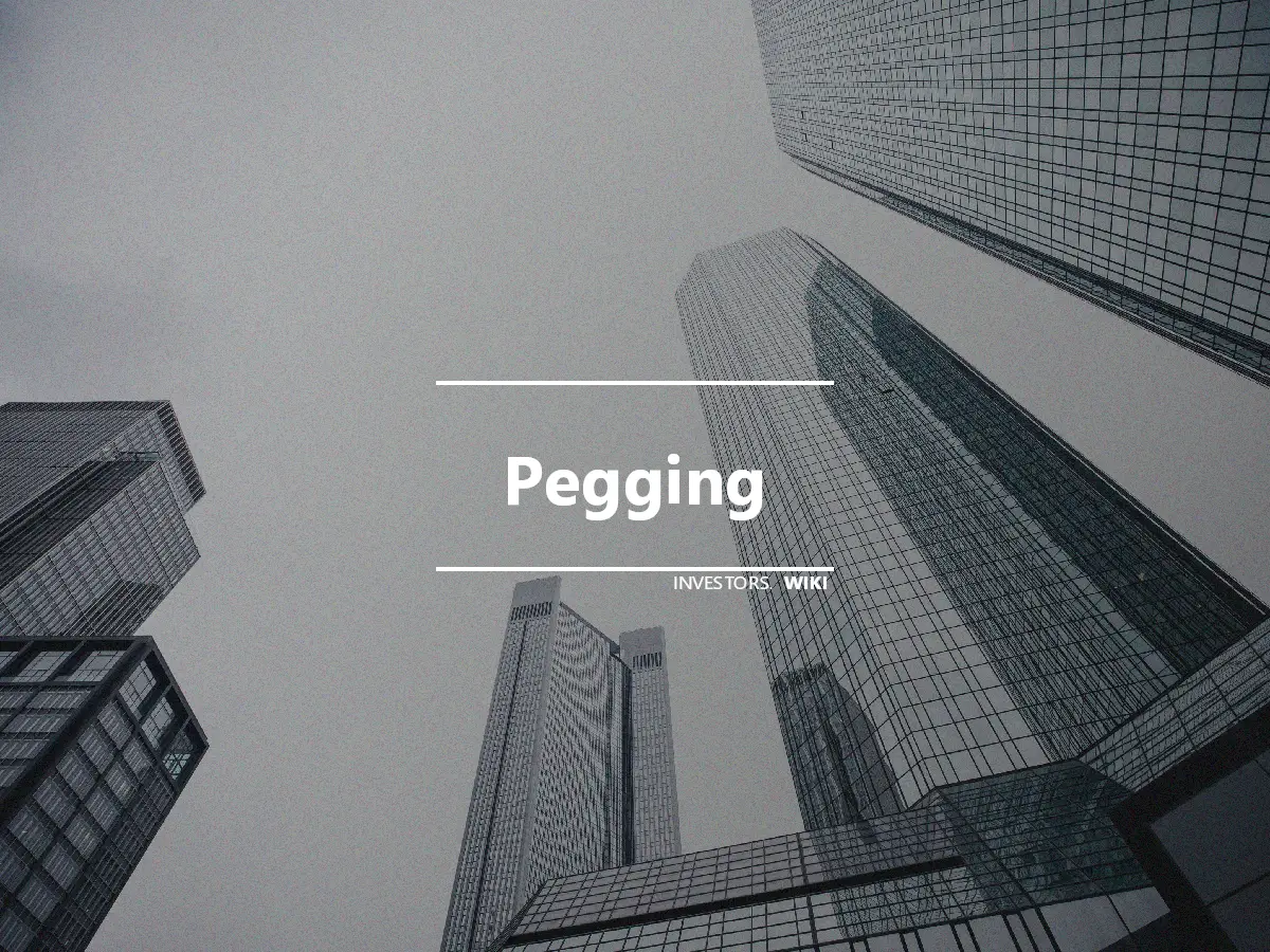 Pegging