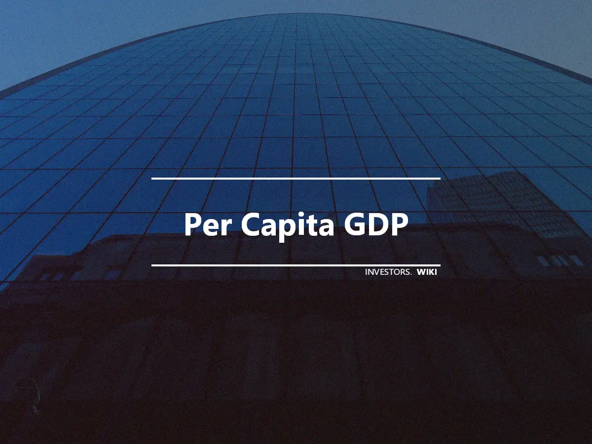 Per Capita GDP