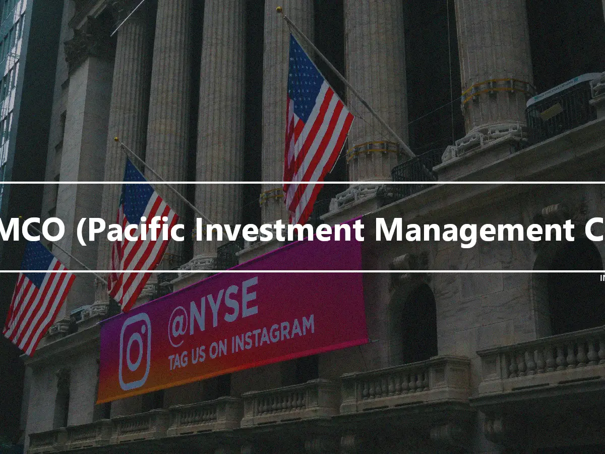 PIMCO (Pacific Investment Management Co.)