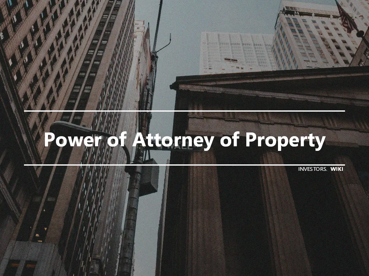 Power of Attorney of Property