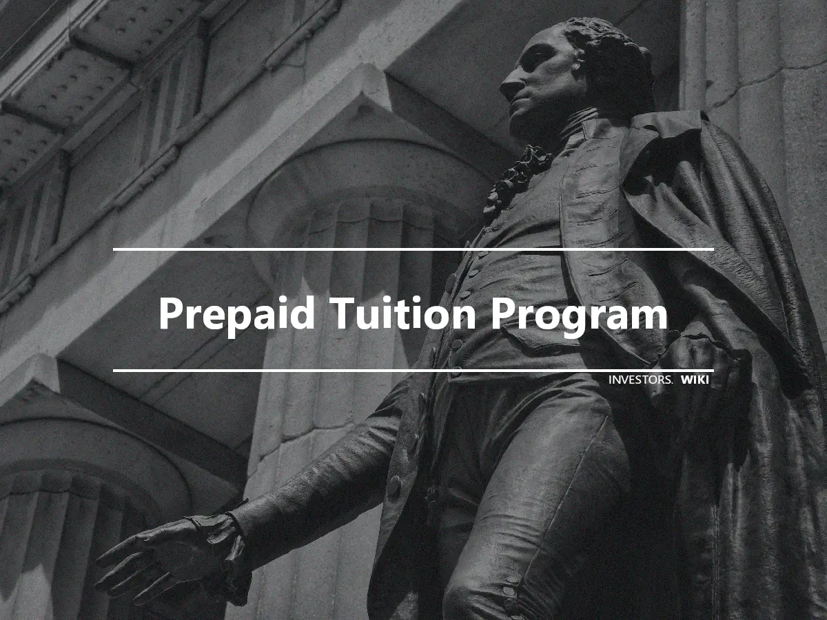Prepaid Tuition Program