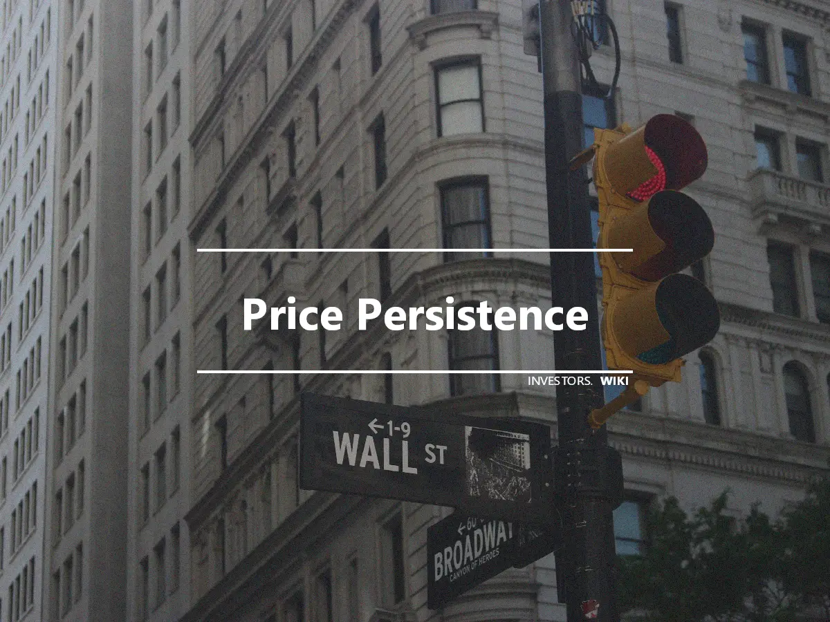 Price Persistence