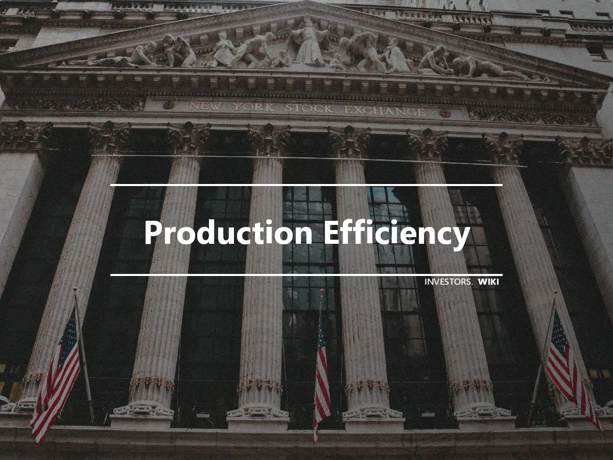 Production Efficiency