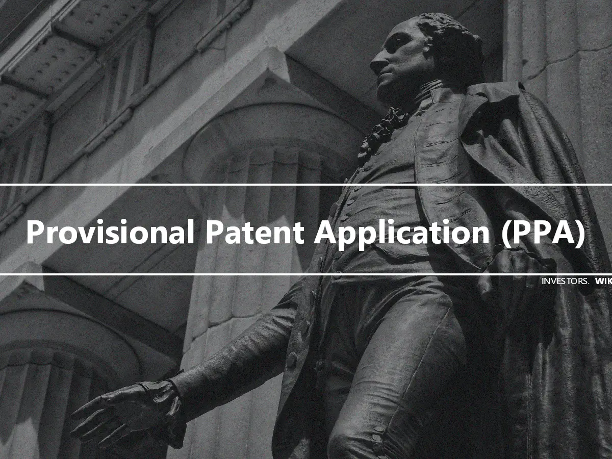 Provisional Patent Application (PPA)