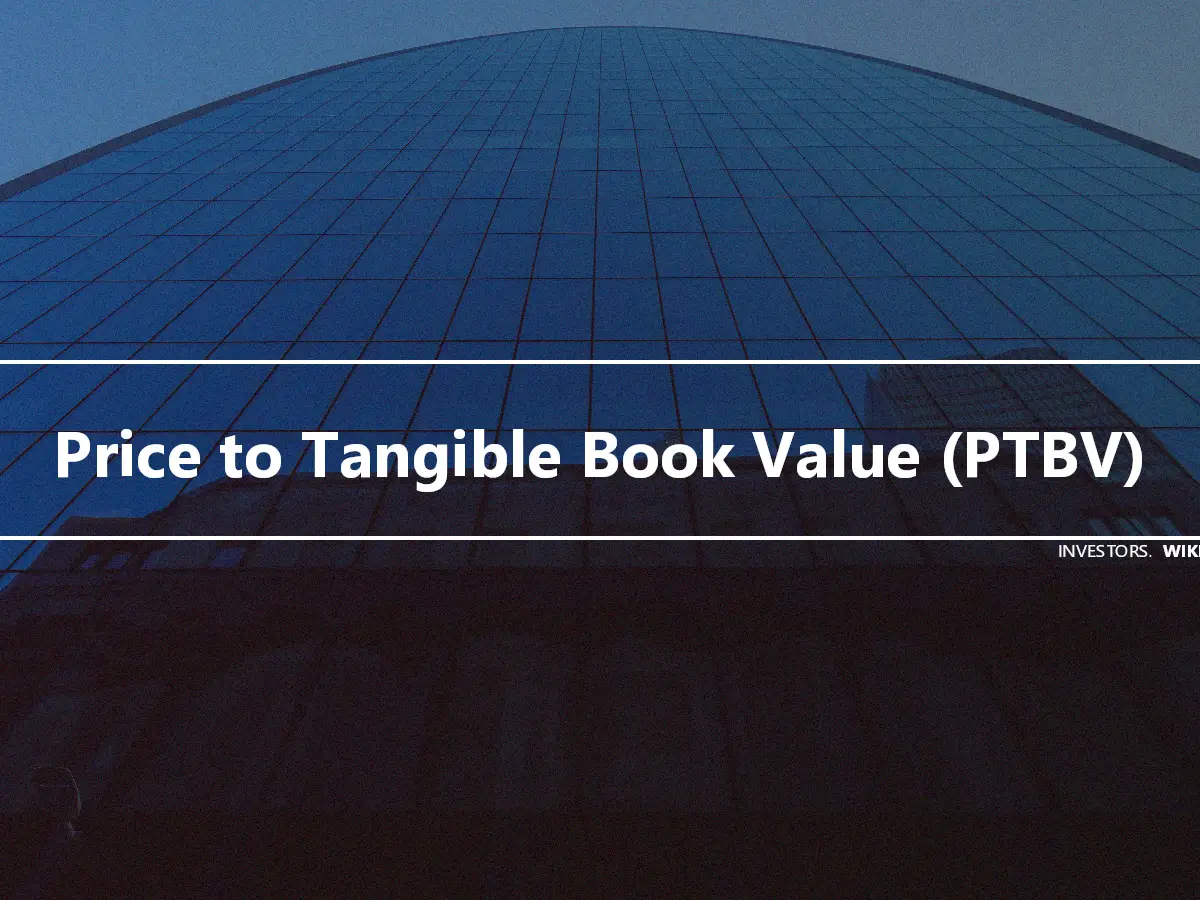 Price to Tangible Book Value (PTBV)