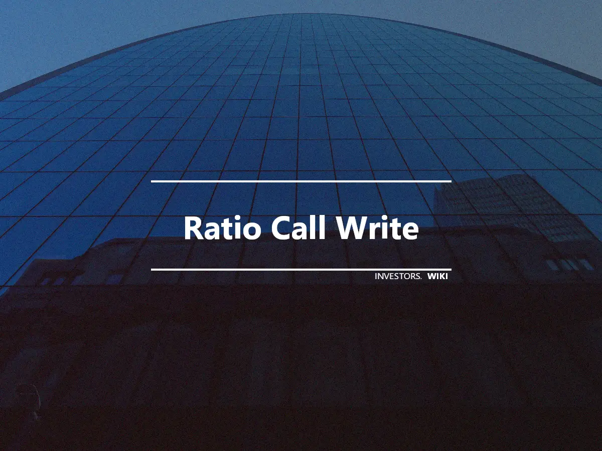 Ratio Call Write