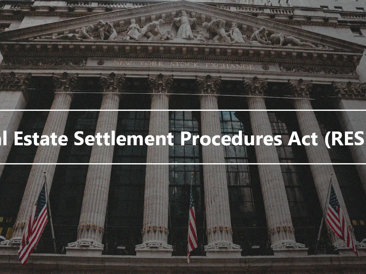 Real Estate Settlement Procedures Act (RESPA)